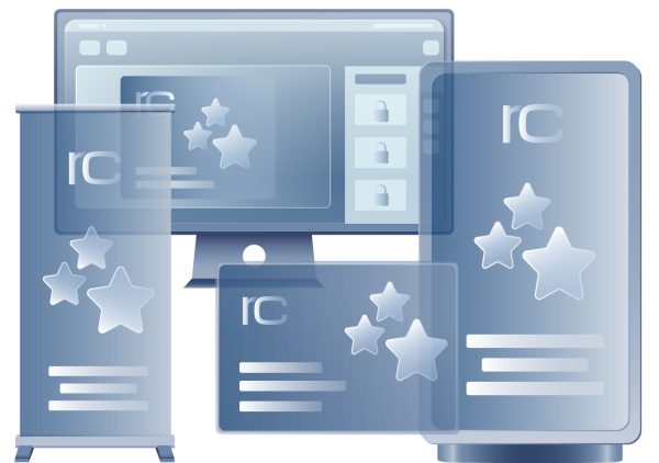 Marketinginhalte für verschiedene Kanäle erstellt mit risscore